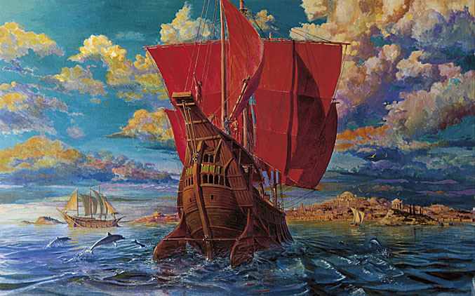 Croatian hardback edition of Sailing to Sarantium